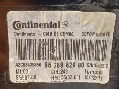 Peça sobressalente para automóvel em segunda mão quadrante por citroen c4 lim. seduction referências oem iam 9676962980 a2c53435356 