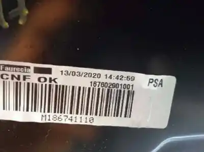 Second-hand car spare part right rear seat for citroen jumpy spacetourer business xl oem iam references 9808643880 16169998zp 16170008zp