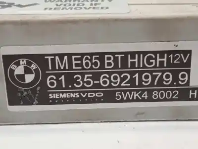 Second-hand car spare part body control unit for bmw serie 7 (e65/e66) 745i oem iam references 61356921979  