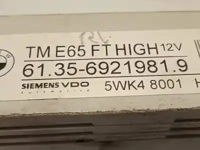 Second-hand car spare part body control unit for bmw serie 7 (e65/e66) 745i oem iam references 61356921981  