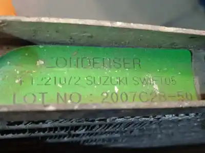 Автозапчастина б/у конденсат/радіатор кондиционера для suzuki swift berlina (mz) 1.3 16v cat посилання на oem iam 2007c2850  