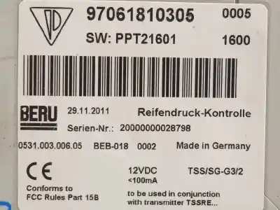 Second-hand car spare part electronic module for porsche panamera 4 s oem iam references 97061810305 053100300605 