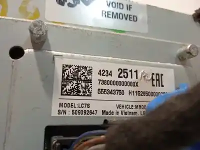 Автозапчасти б/у многофункциональный дисплей за opel astra k (b16) 1.6 cdti (68) ссылки oem iam 42342511 555343750 