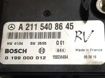 Peça sobressalente para automóvel em segunda mão módulo eletrônico por mercedes-benz clase e (w211) berlina e 270 cdi (211.016) referências oem iam a2115408645 2115408645 