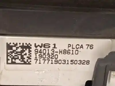 Peça sobressalente para automóvel em segunda mão quadrante por kia rio (yb) 1.2 cat referências oem iam 94013h8610  