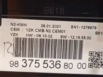 Peça sobressalente para automóvel em segunda mão quadrante por citroen c3 1.2 12v vti / puretech referências oem iam 9837553680  