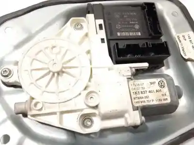 Автозапчастина б/у регулятор вікна передній лівий для volkswagen jetta (1k2) 2.0 tdi посилання на oem iam 1k5837461b 1k5837401ah 
