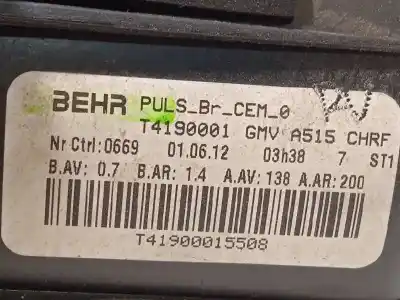Автозапчасти б/у отопительный двигатель за citroen c3 tonic ссылки oem iam t4190001 6441cr 