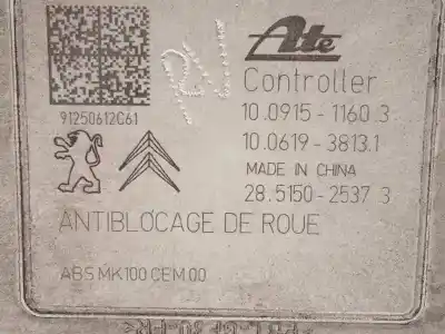 Peça sobressalente para automóvel em segunda mão abs por citroen c3 tonic referências oem iam 9678416180 10022000664 10091511603