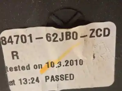 Second-hand car spare part right rearview mirror for suzuki swift berlina (mz) 1.3 oem iam references 8470162jb0zcd  