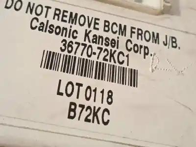 Peça sobressalente para automóvel em segunda mão caixa de fusíveis e relés por suzuki swift berlina (mz) 1.3 referências oem iam 3677072kc1 b72kc 