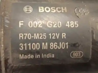 Автозапчастина б/у двигун запускається для suzuki swift berlina (mz) 1.3 посилання на oem iam 31100m86j01 f002g20485 