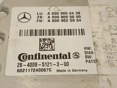 Recambio de automóvil de segunda mano de modulo electronico para mercedes clase e (w212) lim. 250 cdi blueefficiency (212.003) referencias oem iam a0009050438 2840095121300 