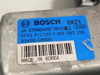 Second-hand car spare part rear left window regulator for kia picanto (ja) 1.0 cat oem iam references 83450g6000  