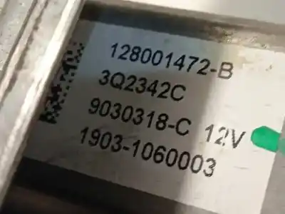 Second-hand car spare part driver left window regulator for renault clio iv technofeel oem iam references 807213867r 128001472b 