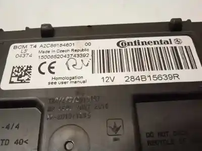 Second-hand car spare part electronic module for renault clio iv technofeel oem iam references 284b15639r  