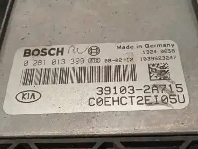 Second-hand car spare part ecu engine control for kia cee´d 1.6 crdi cat oem iam references 391032a715 0281013399 