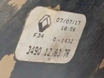 Second-hand car spare part gear lever for renault trafic combi combi 9 l2h1 2.9t (8/9 plazas) largo oem iam references 349012637r  