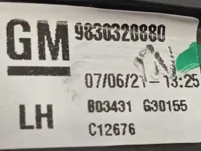 Автозапчасти б/у регулятор стекла переднего левого за opel grandland x * ссылки oem iam 9830320880  9829504280