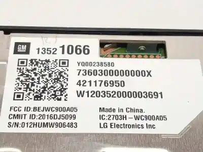 Автозапчастина б/у електронний модуль для opel grandland x * посилання на oem iam 13521066  