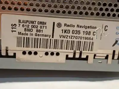 Автозапчастина б/у gps навігаційна система для volkswagen passat variant (3c5) advance посилання на oem iam 1k0035198c 7612002071 1k0035198cx