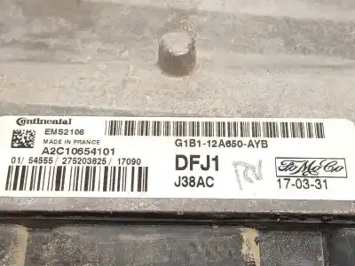 Автозапчастина б/у ебу контролер двигуна для ford fiesta (ccn) trend посилання на oem iam g1b112a650ayb a2c10654101 2014497