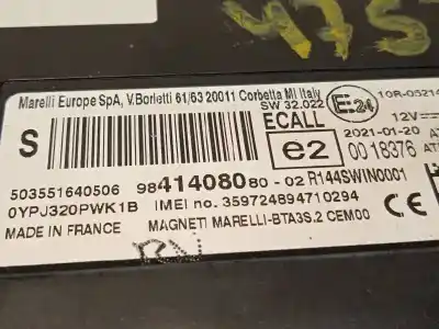 Second-hand car spare part electronic module for citroen c4 iii 1.2 oem iam references 9841408080  