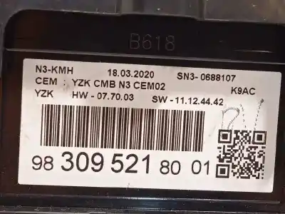 Peça sobressalente para automóvel em segunda mão quadrante por citroen berlingo shine m referências oem iam 9830952180  