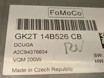 Автозапчасти б/у электронный модуль за ford transit custom kombi 2.0 tdci cat ссылки oem iam gk2t14b526cb a2c94376604 2255325