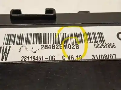Автозапчасти б/у электронный модуль за nissan tiida (c11x/sc11x) 1.5 dci turbodiesel cat ссылки oem iam 284b2em02b  