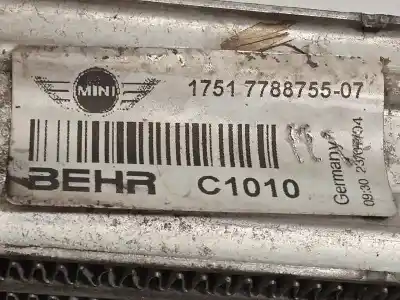 Peça sobressalente para automóvel em segunda mão intercooler por bmw mini (r50,r53) one d referências oem iam 17517788755  