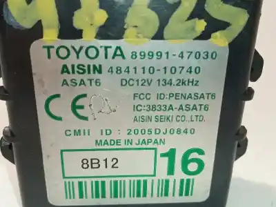 Pezzo di ricambio per auto di seconda mano modulo elettronico per toyota prius (nhw20) basis riferimenti oem iam 8999147030 48411010740 