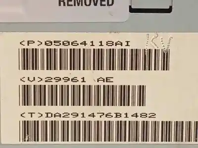 Second-hand car spare part electronic module for chrysler 300 c 3.0 crd oem iam references p05064118ai 05064118ai 