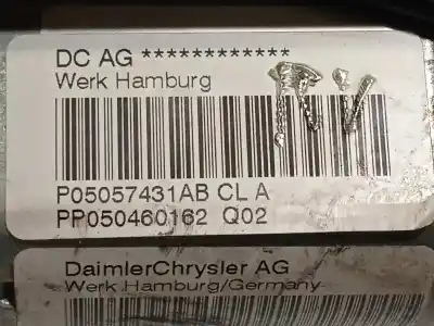 Second-hand car spare part steering column for chrysler 300 c 3.0 crd oem iam references p05057431ab  