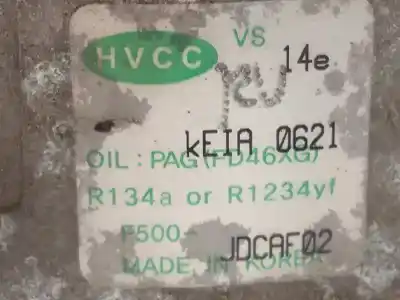 Peça sobressalente para automóvel em segunda mão compressor de ar condicionado a/a a/c por hyundai i30 (gd) 1.6 gdi cat referências oem iam 97701a6501 f500jdcaf02 