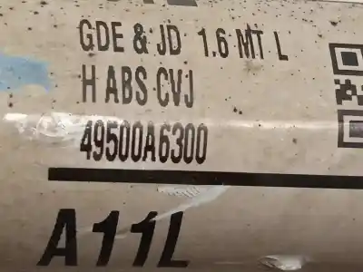 Second-hand car spare part front left transmission for hyundai i30 (gd) 1.6 gdi cat oem iam references 49500a6300  