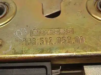 Автозапчастина б/у замок багажника / ворот для porsche boxster (typ 986) básico посилання на oem iam 98651205301  