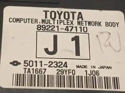 Автозапчастина б/у електронний модуль для toyota prius (nhw30) plug-in hybrid advance посилання на oem iam 8922147110  