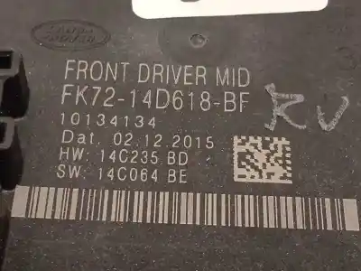 Second-hand car spare part comfort module for land rover range rover evoque (l538) 2.0 d 4x4 oem iam references fk7214d618bf lr078333 
