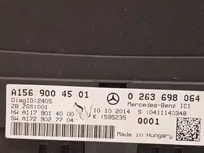 Автозапчастина б/у панель інструментів для mercedes-benz clase gla (w156) gla 200 cdi (156.908) посилання на oem iam a1569004501 0263698064 