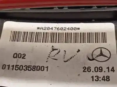 Автозапчастина б/у зовнішня ручка передня прав для mercedes-benz clase gla (w156) gla 200 cdi (156.908) посилання на oem iam a2047602400 2047602400 
