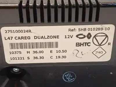 Second-hand car spare part climate control for renault latitude (l70_) 2.0 dci 150 (l70h) oem iam references 275100024r  