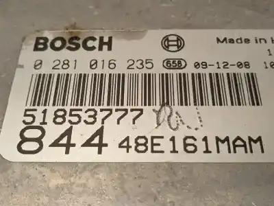 Автозапчасти б/у блок управления двигателем за lancia delta (181) 1.6 diesel cat ссылки oem iam 51853777 0281016235 