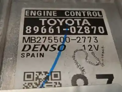 Автозапчастина б/у ебу контролер двигуна для toyota auris active посилання на oem iam 896610z870 2755002773 2755002773