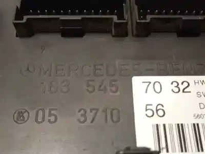 Second-hand car spare part body control unit for mercedes-benz clase m (w163) 400 cdi (163.128) oem iam references 1635457032  