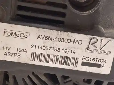 Автозапчастина б/у генератор для ford kuga (cbs) trend посилання на oem iam av6n10300md fg15t074 
