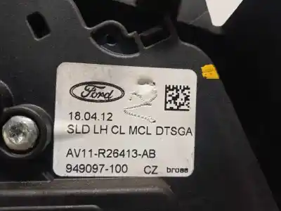 Second-hand car spare part left side sliding lock for ford b-max (jk) 1.6 tdci oem iam references av11r26413ab  
