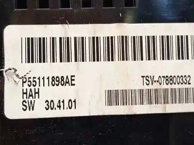 Pièce détachée automobile d'occasion commande de climatisation / chauffage pour dodge journey 2.0 crd références oem iam p55111898ae 55111898ae 