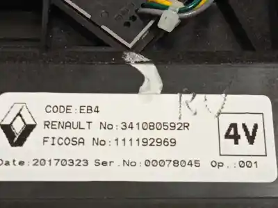 Second-hand car spare part gear lever for renault captur i (j5_, h5_) 1.5 dci 90 oem iam references 341080592r  