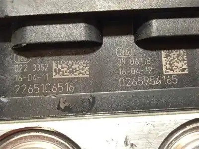 Second-hand car spare part abs for nissan pulsar (c13) 1.2 16v cat 116 cv / 85 kw oem iam references 476603zf0a 269678 0265956165